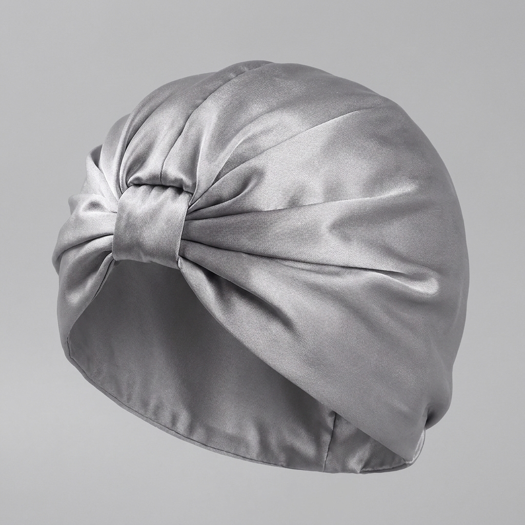 Mulberry Silk Sleep Bonnet -Stop Morning Frizz