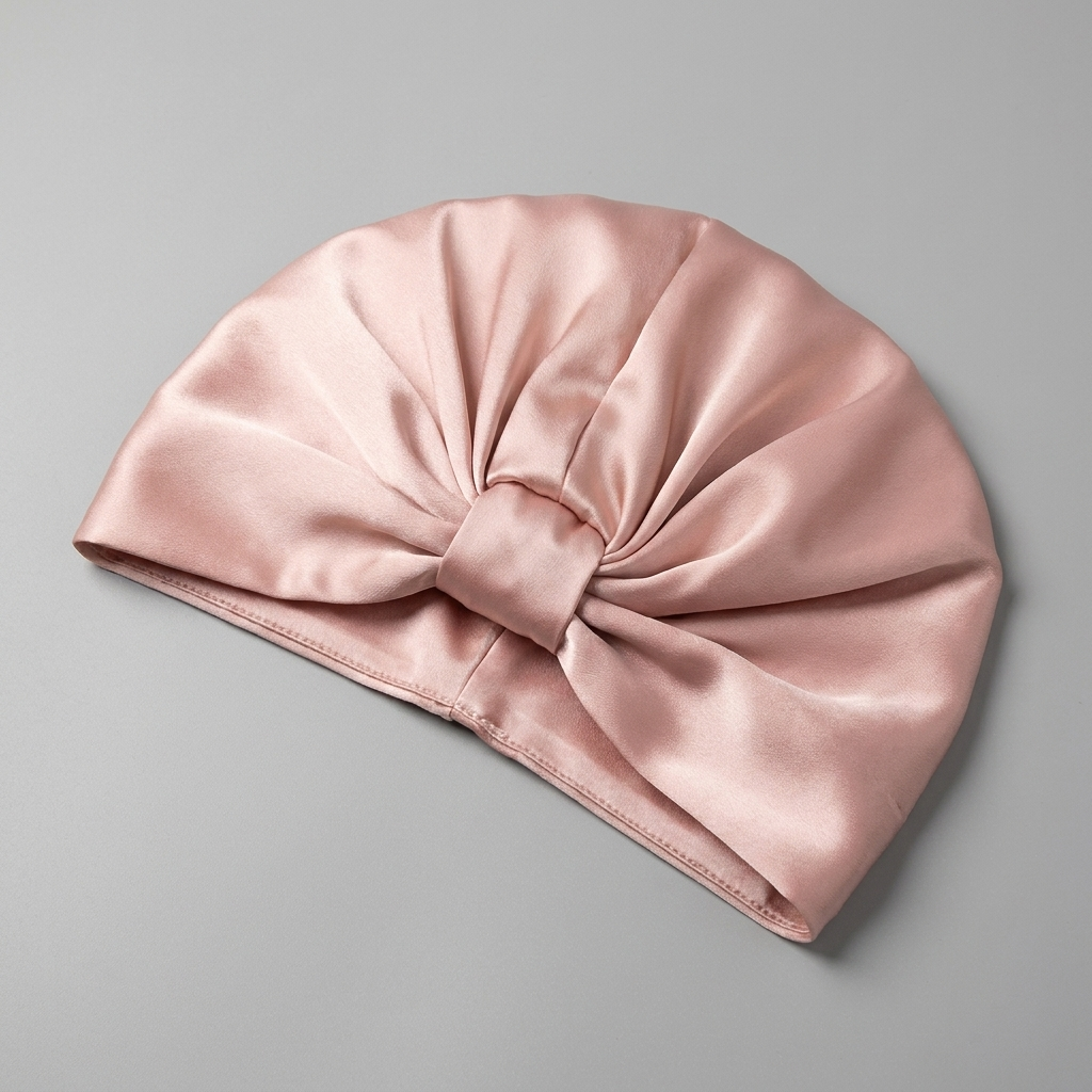 Mulberry Silk Heat-Repair Sleep Bonnet — 100% Silk, Anti-Frizz & Damage Recovery