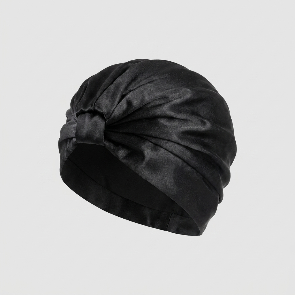 Mulberry Silk Heat-Repair Sleep Bonnet — 100% Silk, Anti-Frizz & Damage Recovery