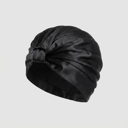 Mulberry Silk Heat-Repair Sleep Bonnet — 100% Silk, Anti-Frizz & Damage Recovery