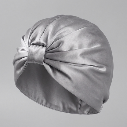 Mulberry Silk Heat-Repair Sleep Bonnet — 100% Silk, Anti-Frizz & Damage Recovery